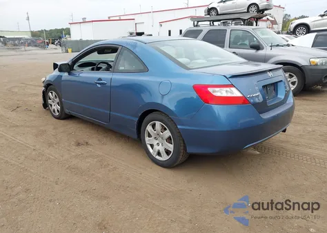2007 Honda Civic Lx из США, поврежденный, VIN 2HGFG12667H583355